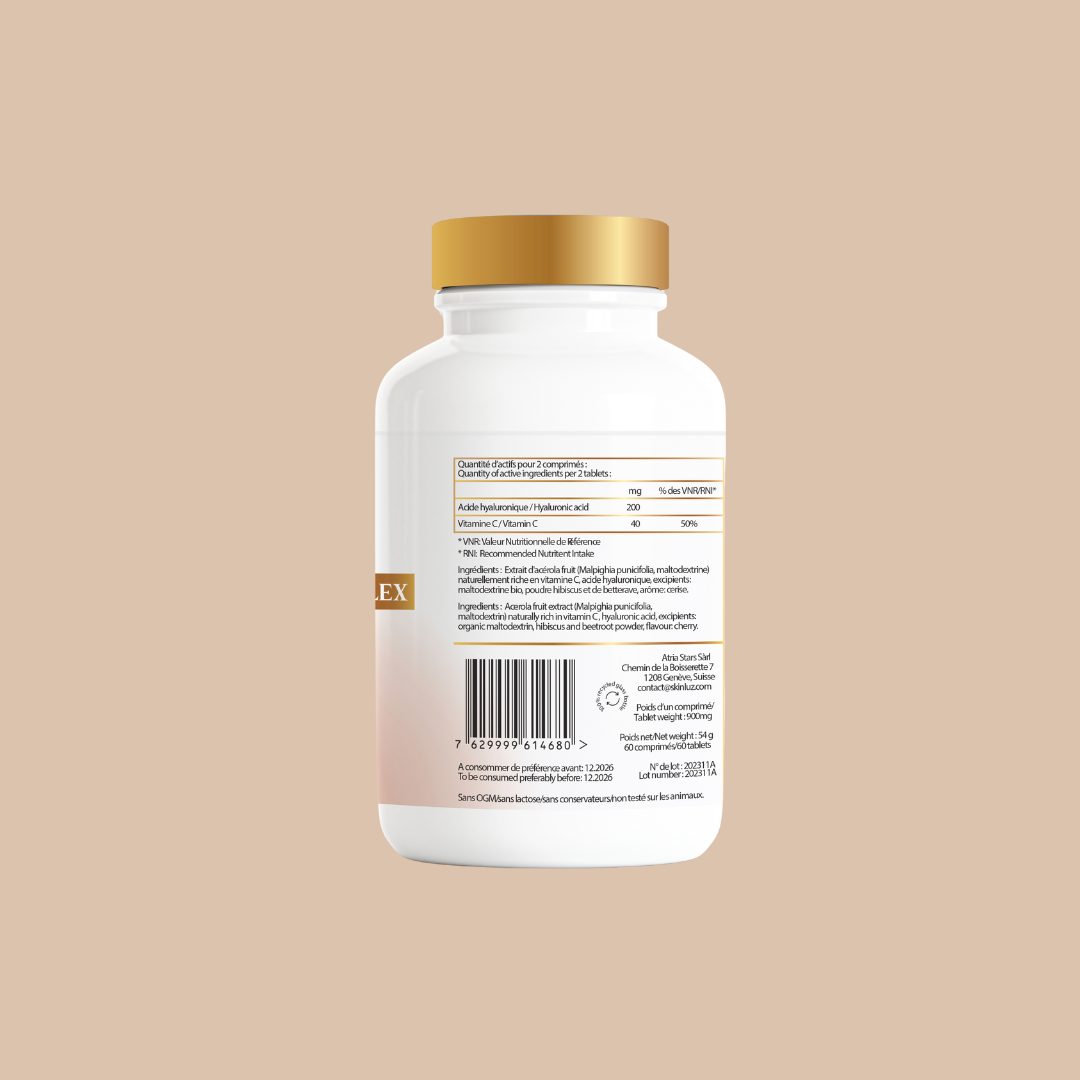 SKINLUZ Swiss Hyaluronic Acid Complex Supplements product information